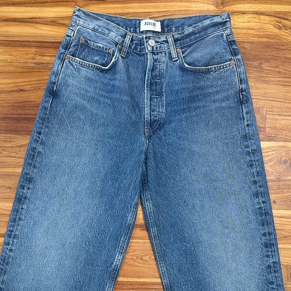 NWOT! Agolde Dara Mid Rise Baggy in Pattern Size 27 - Picture 5 of 16